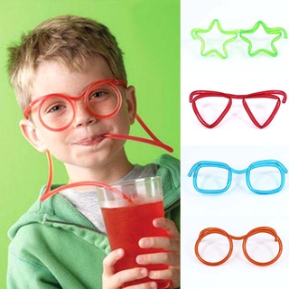 Óculos Engraçados E Engraçadas Infantil Com Canudos No Bolsas