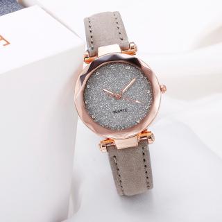 Relógio De Pulso Feminino De Quartzo Com Pulseira De Ouro Rosa Com Estrasse | fashion Korean Rhinestone Rose Gold Quartz Watch Female Belt Watch (3)