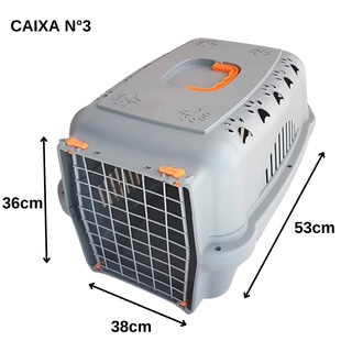 Caixa De Transporte Pet N 3 Para Cães e Gatos Durapets Neon (2)