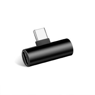 Adaptador Mini Tipo C Para Usb-C + Conversor Carregador Usb De 3,5mm Para Huawei Android | Mini Type-C To USB-C + 3.5mm Jack Earphone Charger Converter USB Audio Adapter For Huawei Android