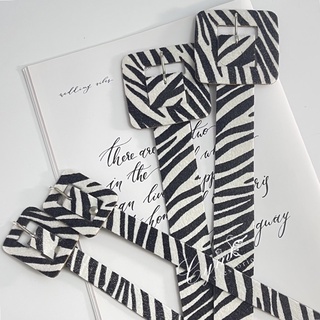 Cinto Feminino Fivela Quadrada zebra Blogueira moda (2)
