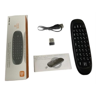 Controle Mini Teclado Air Mouse Wireless Para Smart Tv Box Tv