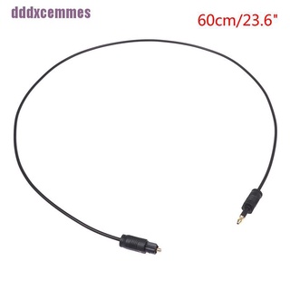 Dddxcemms// 1.96Ft Toslink Macho Para Mini Plugue 3.5mm Cabo De Áudio SPDIF Óptico Digital (6)