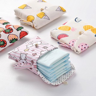 Women Travel Sanitary Bag Napkin Towel Storage Bag Cotton Sanitary Pad Pouch Coin Purse Credit Card Bag (9)