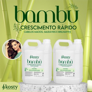 kit shampoo 5l condicionador 5l bambu kosty