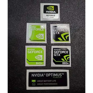 (Nova Etiqueta De Metal) Cartão De Nvidia Gráficos Etiqueta Original Autêntica Notebook Nvidia Etiqueta Gtx Geforce Cuda Adesivo