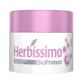 Creme Desodorante Herbissimo Bioprotect Antiperspirante 55g Hibisco
