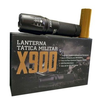 Lanterna X900 Led Lanterna de Policia Farolete Swat Tática T06