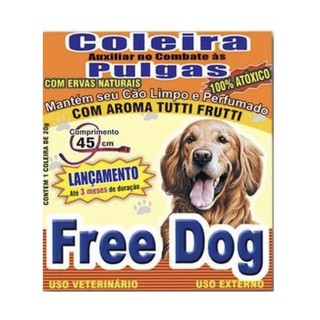 Coleira Anti Pulgas Para Cães Adulto Free Dog Promoção!
