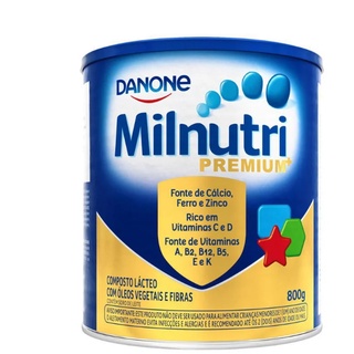Fórmula Infantil Em Pó Danone Milnutri Premium Em Lata De 800g
