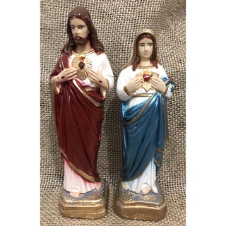 Sagrado coração de Maria e Jesus 20cm