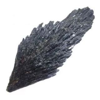 Pedra Bruta de Cianita Negra Preta - Vassoura de Bruxa - Pedra da Proteção (1)