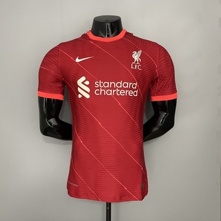 21/22 Liverpool Jersey Home Camisa de futebol Versão do jogador
