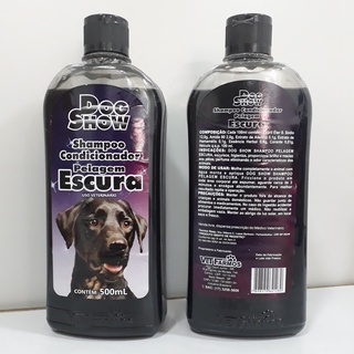 Shampoo Condicionador Dog Show Pelagem Escura 500ml
