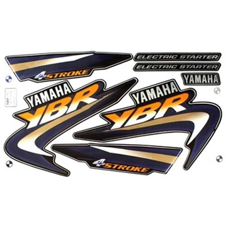 Kit Adesivos Yamaha Ybr 125 2003 Preta