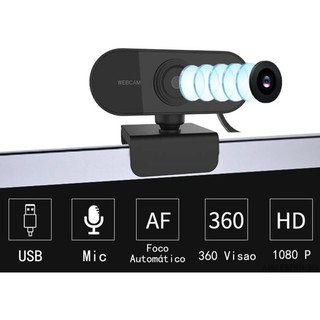 Webcam Full Hd 1080p Usb Camera Computador PC Stream Alta Resolução W18 (4)