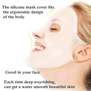 Máscara De Rosto De Silicone Flexível Antissuor Anti-Rugas / Hidratante / Evaporação / Antirrugas / Multicolorido (3)