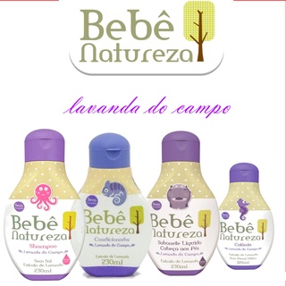 Bebê Natureza Lavanda do Campo - Shampoo - Condicionador - Sabonete Líquido - Colônia