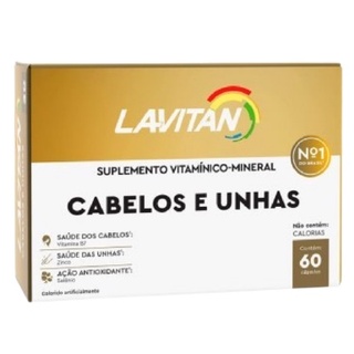 Lavitan Hair C/60 Cáps Vitamina Para Cabelos E Unhas