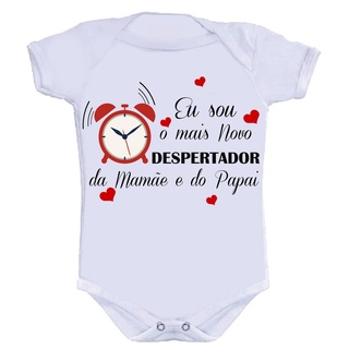 Body Bebê Personalizado Divertido DESPERTADOR
