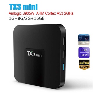 Quad Core Tx3 Mini Tv Box 2.4G Wifi Multimedia Player Caixa Smart Android Da Família S905W (7)
