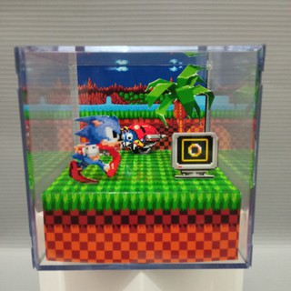 Cubo Diorama Sonic