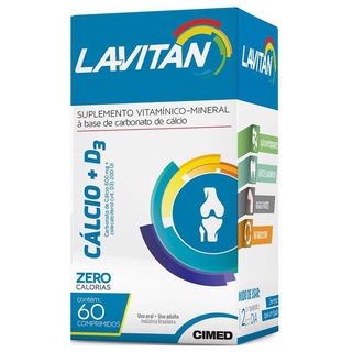 Lavitan Cálcio 600mg + D3 200UI - 60cp