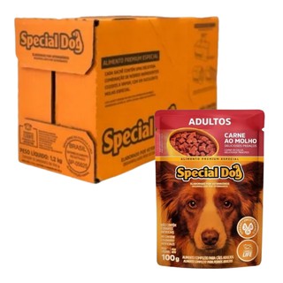 12 unidades Ração úmida Sache Premium Special Dog para cães cachorros original caixa lacrada