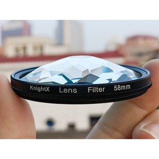 Knightx Kaleidescópio Filtro Da Câmera 49mm 52mm 55mm 58mm 67mm Fotografia Acessórios ND CPL UV Vidro Variável Prisma (2)