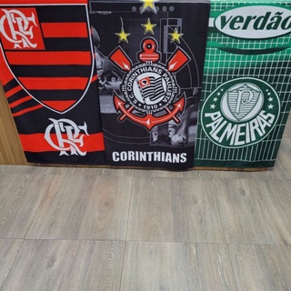 Toalhas de banho de Times Corinthians, Palmeiras, São Paulo etc