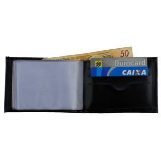 Kit Carteira Slim Com Relógio Casual Preto (6)