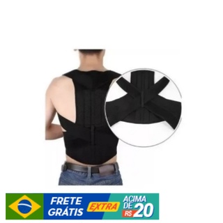 Cinta Colete Modelador Corretor Postura Coluna Lombar Reforçada Forte 5.0