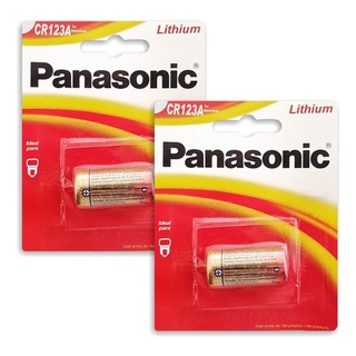 2 Bateria Pilha Cr123a Cr 123 3v Panasonic Original