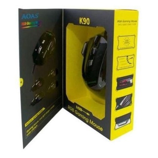 Mouse Gamer Usb K90 Aoas Com RGB DPI>11600>2400>3200