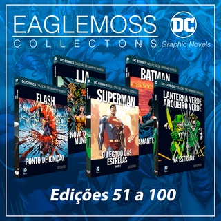 DC Comics Graphic Novels - HQs Eaglemoss Capa Dura - Edições 51 a 100 - Escolha