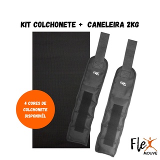 Kit Colchonete + Tornozeleira Peso 2 KG