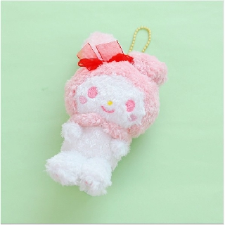 VG Cartoon Sanrio Series Pudding Cinnamoroll Dog Pc Dog Plush Doll Lovely Melody Kuromi Bag Pendant Plush Toys keychain (5)