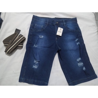 Bermuda Jeans Masculina Lycra Elastano Alta Qualidade (Entrega Rápita) PROMOÇAO