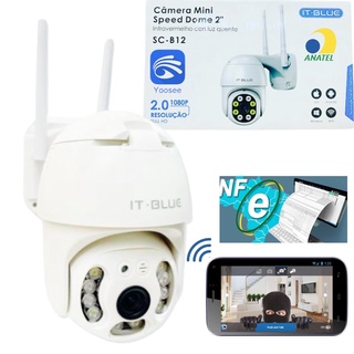 Câmera de Vigilância Externa Ip Yoosee Speed Dome 2 Mini Full Hd 1080p Ptz Ip66 Alcance 20 Metros