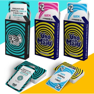 Kit Bebão O Jogo + Uno Do Maau- Jogos de Cartas