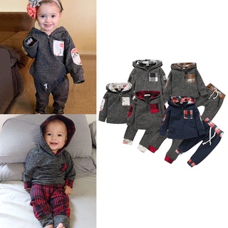 Baby Boys Autumn/Winter Clothes Set Long Sleeves Hoodie with Pants