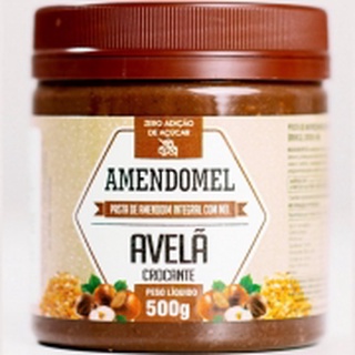 Pasta De Amendoim Integral Amendomel De Avelã, 500g