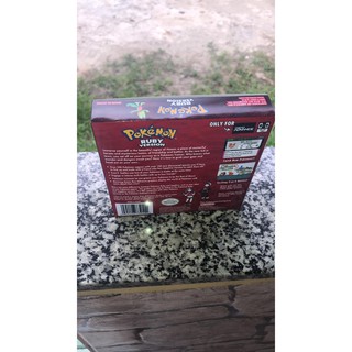 caixa com berço repro para pokemon ruby de gameboy advance gba (2)
