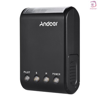 Pr* Andoer WS-25 Professional Portable Mini Digital Slave Flash Speedlite On-Camera Flash with Universal Hot Shoe GN18 f (5)