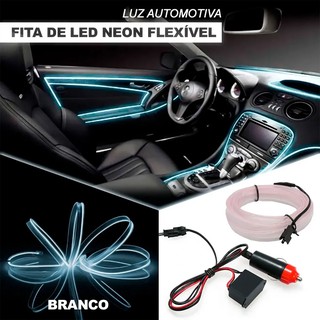 Fita LED NEON Painel Interior Carro TUNING Acessório Automotivo Detalhamento 12V Alto Brilho Premium (2)