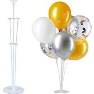 Suporte Para Balão 7 Hastes Cristal Desmontável Altura das hastes: 40cm / 60cm / 70cm Haste para Balões