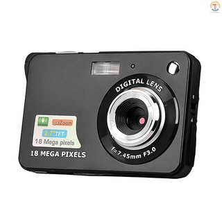 Mini Câmera Digital De Bolso Com Tela LCD De 18MP 2,7 Polegadas Zoom 8x Anti-Shake