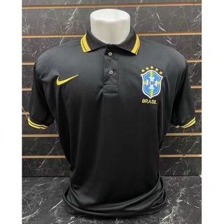 Camisa Camiseta Polo de Time Seleção Brasileira Brasil 20/21 Lançamento 2021 (1)