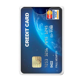 Protetor para Cartão de Crédito Cartão de Banco protetor rígido transparente