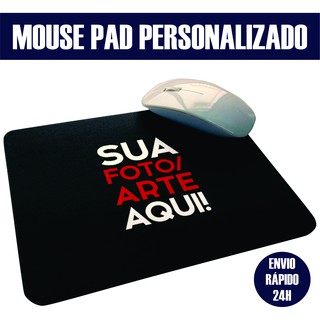 Mouse Pad Personalizado Com Sua Arte /foto Mousepad Desenho Jogo Anime Serie Empresa Game